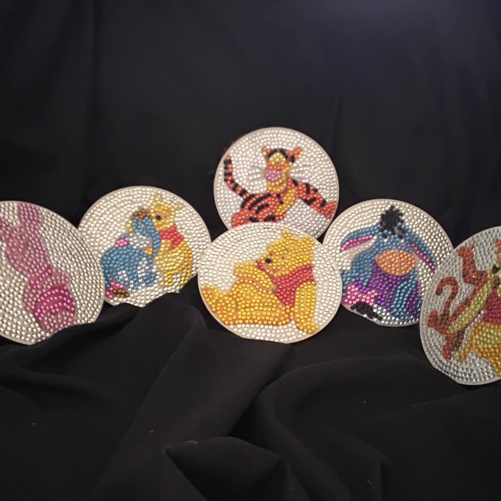 Disney Character Coaster Set - Vibrant Colors